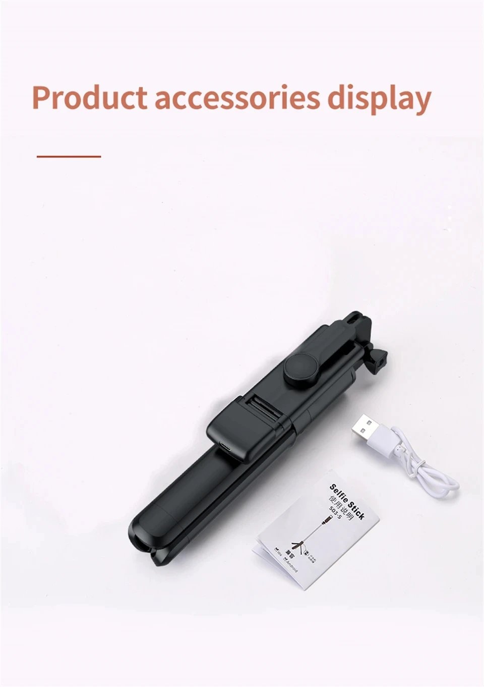 Bluetooth Selfie Stick Tripod Desktop Stand, Phone Holder, Wireless Remote Shutter, for iPhone Android, Option with Fill Light Bluetooth Selfie Stick Tripod Desktop Stand, Phone Holder, Wireless Remote Shutter, for iPhone Android, Option with Fill Light