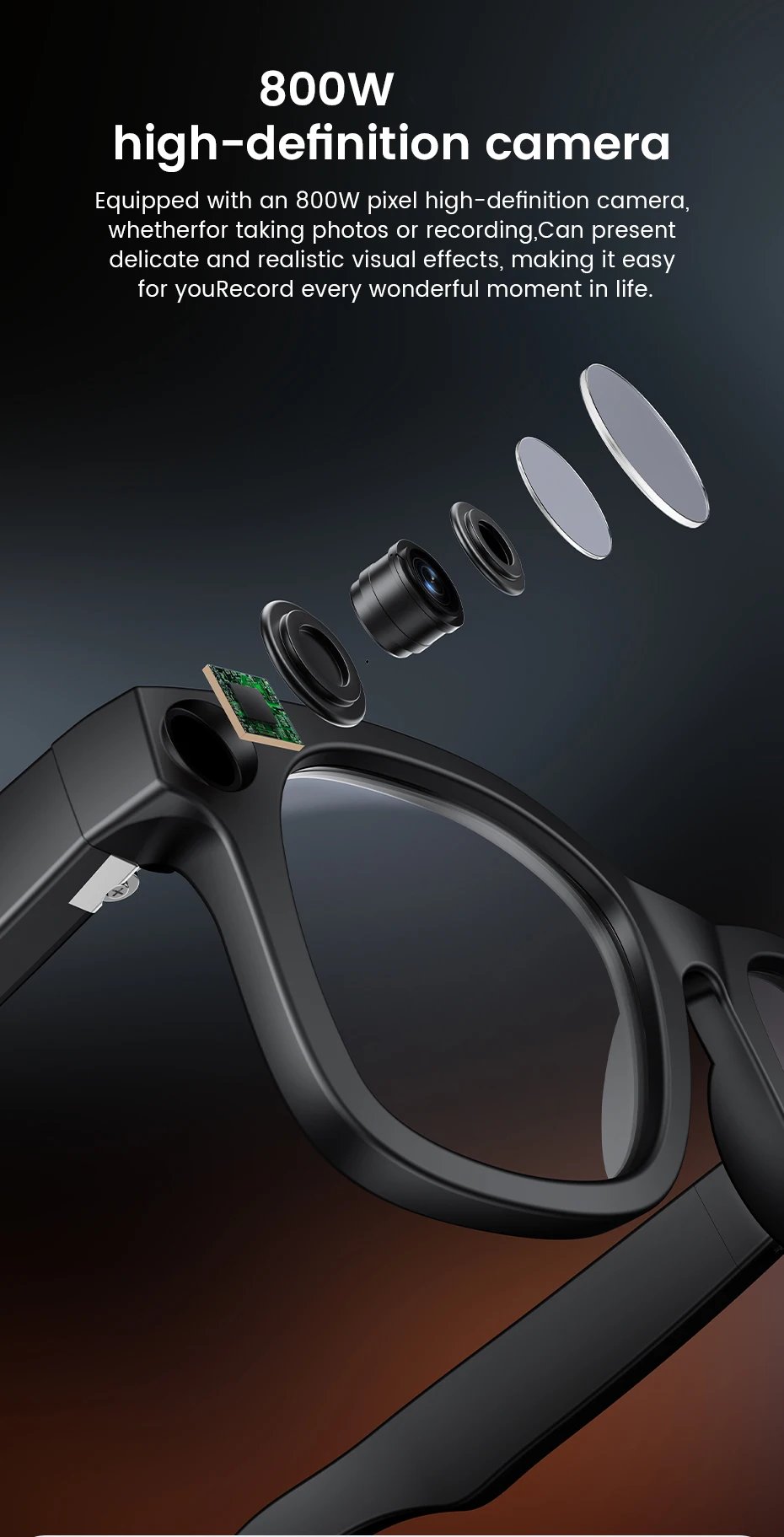 2026 Smart Glasses HD Photo Video OpenAI Record Translation Touch Photochromic Lenses Bluetooth Call Music Multifunction Glasses 2026 Smart Glasses HD Photo Video OpenAI Record Translation Touch Photochromic Lenses Bluetooth Call Music Multifunction Glasses