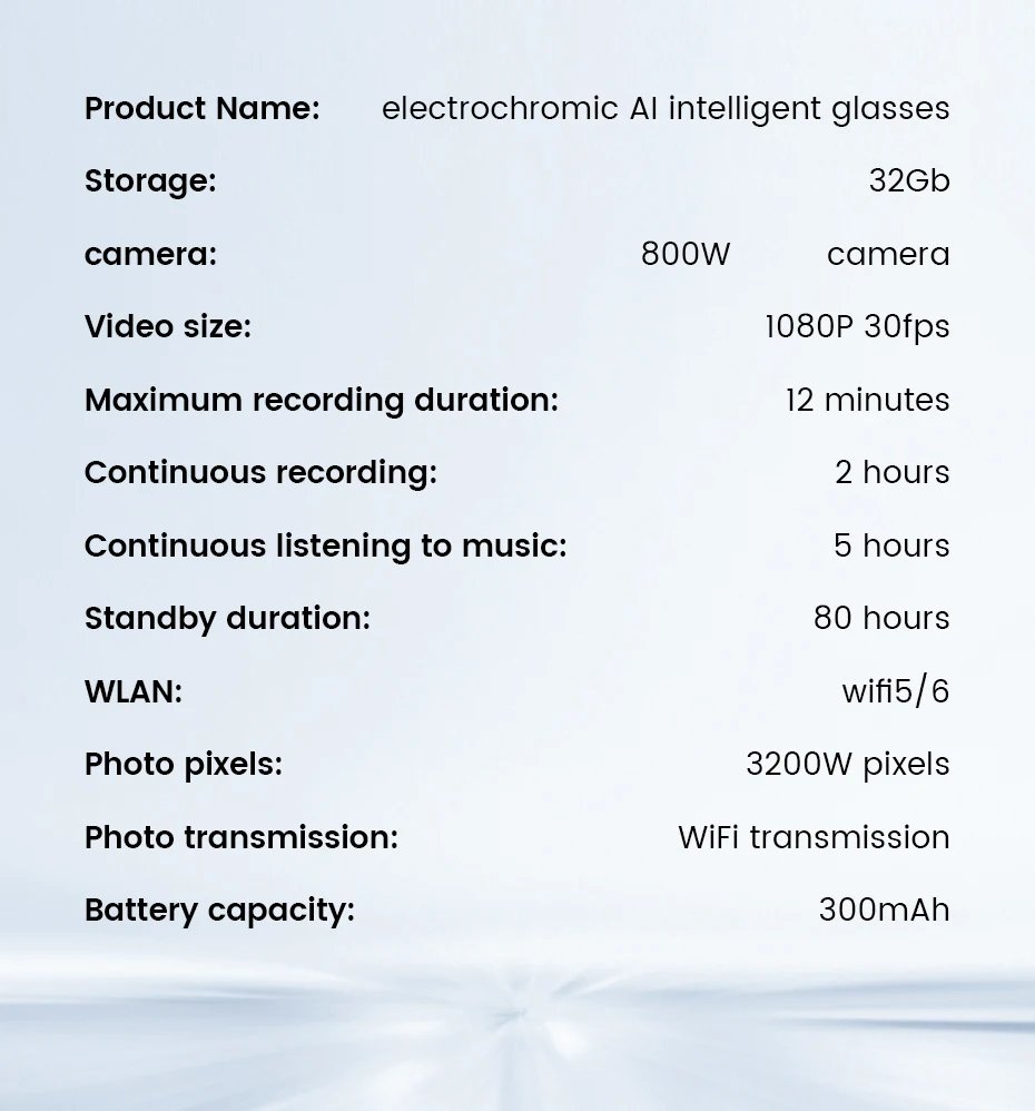 2026 Smart Glasses HD Photo Video OpenAI Record Translation Touch Photochromic Lenses Bluetooth Call Music Multifunction Glasses 2026 Smart Glasses HD Photo Video OpenAI Record Translation Touch Photochromic Lenses Bluetooth Call Music Multifunction Glasses