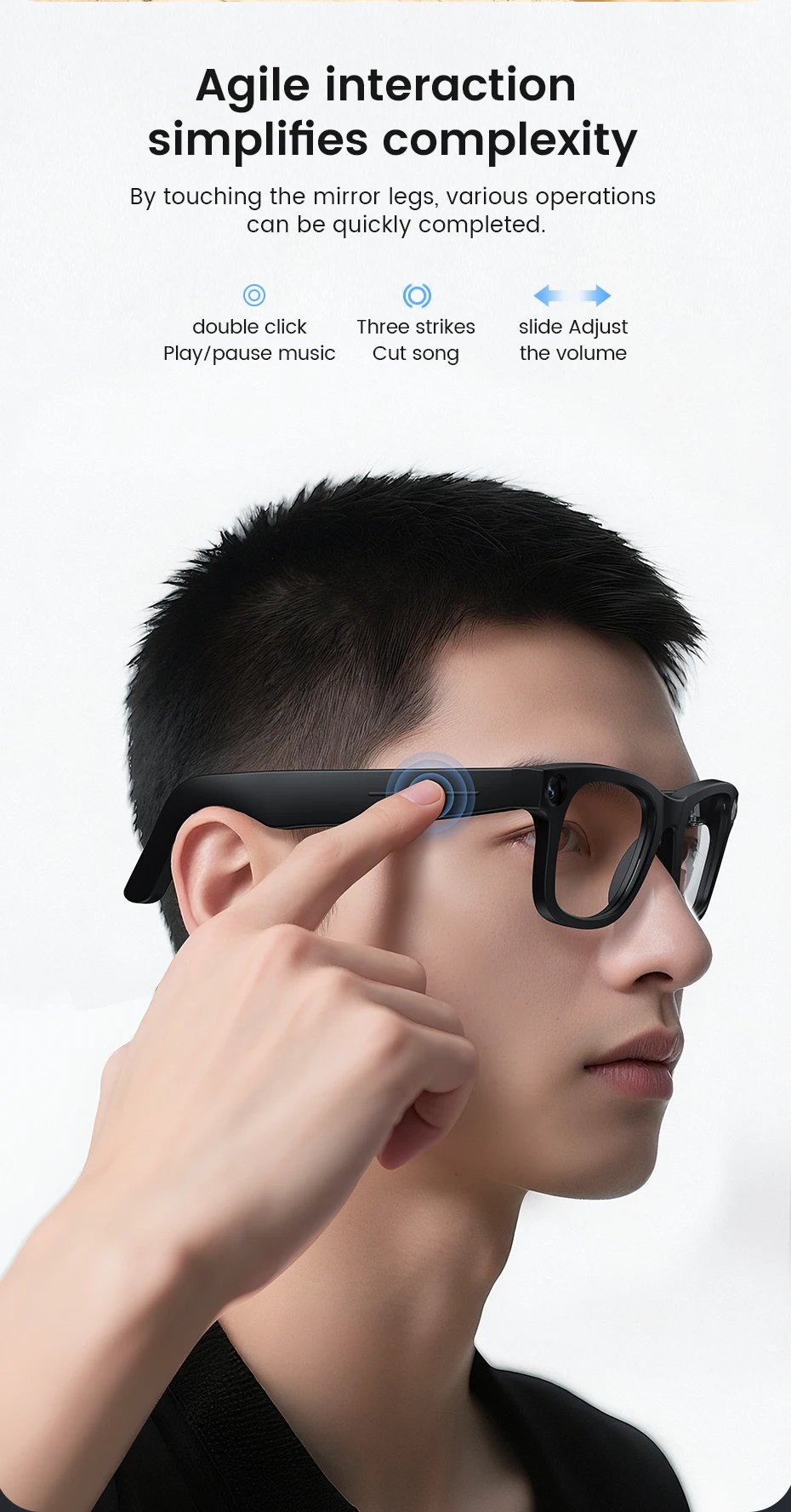 2026 Smart Glasses HD Photo Video OpenAI Record Translation Touch Photochromic Lenses Bluetooth Call Music Multifunction Glasses 2026 Smart Glasses HD Photo Video OpenAI Record Translation Touch Photochromic Lenses Bluetooth Call Music Multifunction Glasses