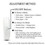 LED Night Light Motion Sensor Light USB Rechargeable Kitchen Bedroom Magnetic Base Wall Light Stairs Lighting Night Lamp - Image 3