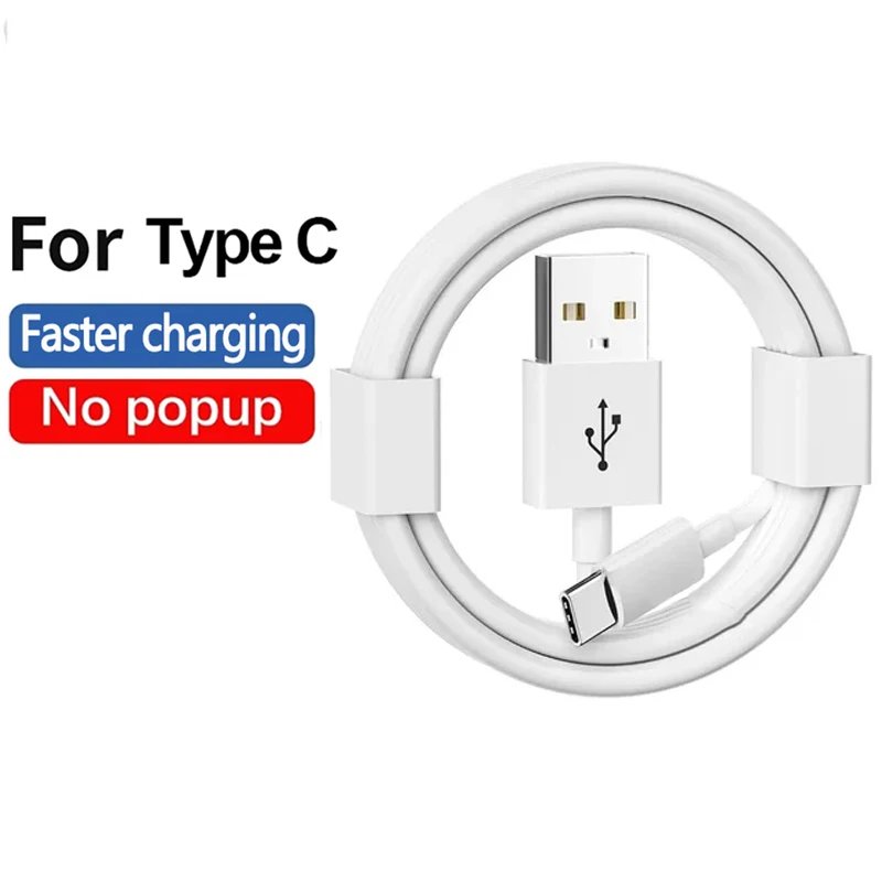 30W USB A To Type C Cable For Samsung Galaxy s8s10 Htc Xiaomi Huawei android phone 2A Fast Charging Charger Cable Accessories 1M