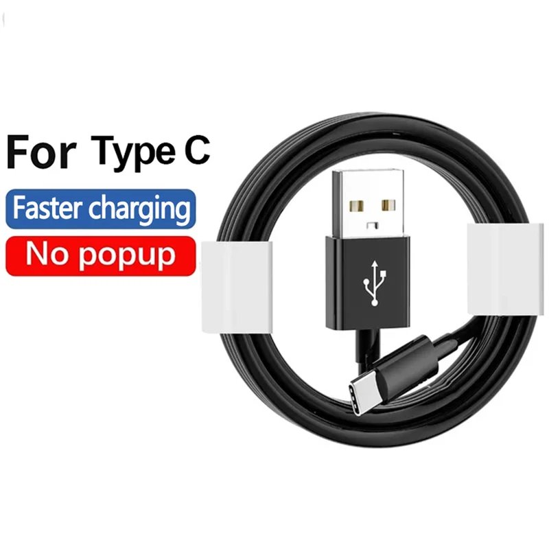 30W USB A To Type C Cable For Samsung Galaxy s8s10 Htc Xiaomi Huawei android phone 2A Fast Charging Charger Cable Accessories 1M