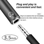 1pcs 2pcs USB Type C to 3.5mm Headphone and Charger Adapter 2-in-1 USB C to AUX Audio Jack Dongle Charger Cable For Fast Samsung - Image 2