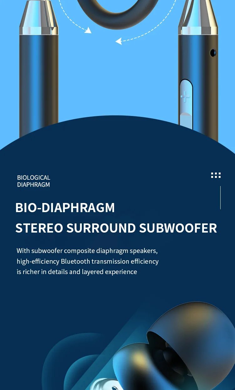 Magnetic Adsorption Wireless Bluetooth 4.2 In-Ear Earphone Sports Headphones Stereo Headset With Mic For iPhone Huawei Samsung