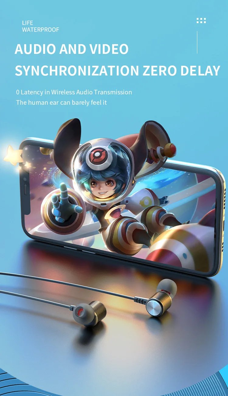 Magnetic Adsorption Wireless Bluetooth 4.2 In-Ear Earphone Sports Headphones Stereo Headset With Mic For iPhone Huawei Samsung