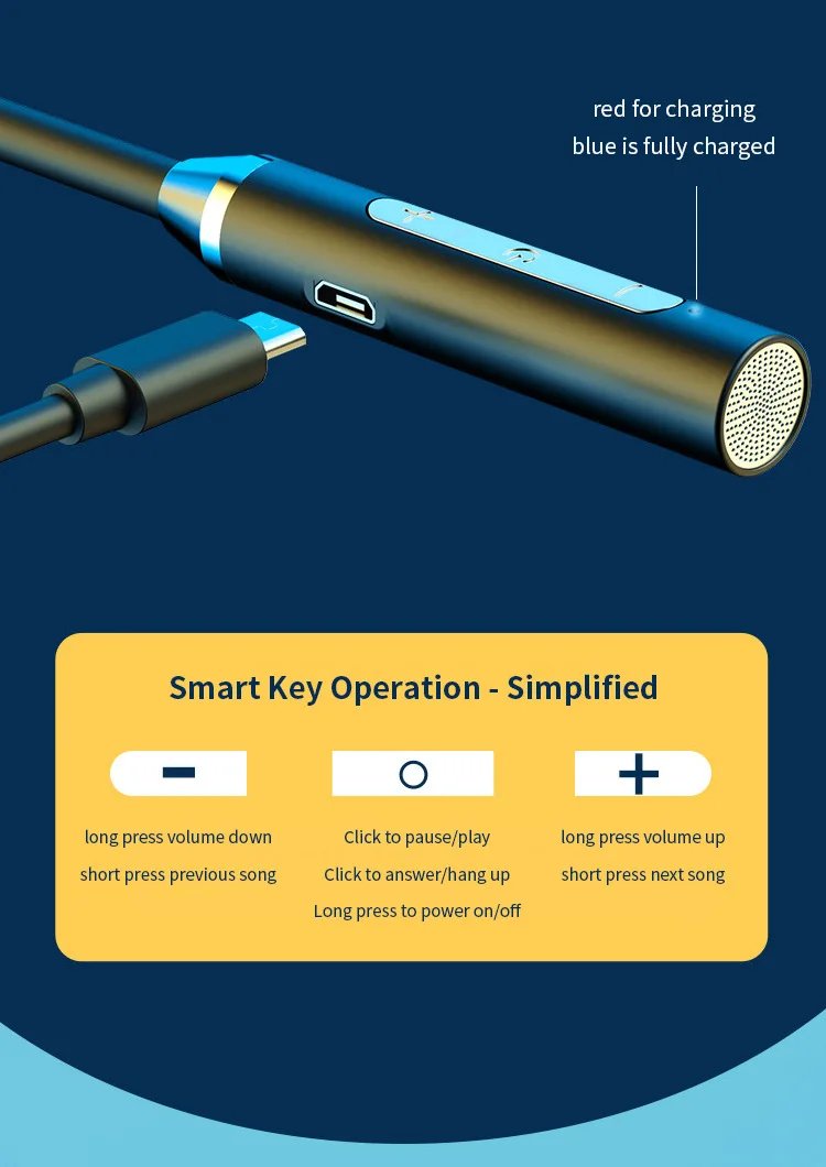 Magnetic Adsorption Wireless Bluetooth 4.2 In-Ear Earphone Sports Headphones Stereo Headset With Mic For iPhone Huawei Samsung