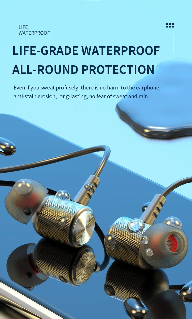 Magnetic Adsorption Wireless Bluetooth 4.2 In-Ear Earphone Sports Headphones Stereo Headset With Mic For iPhone Huawei Samsung