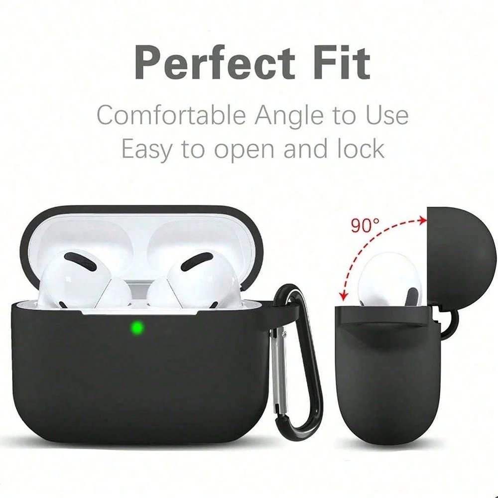 AirPods Cover 4 AirPod Pro 4 2 3 2nd/1st Protective Case Silicone New Solid Color Apple Bluetooth Headset Soft Case Protective Cover