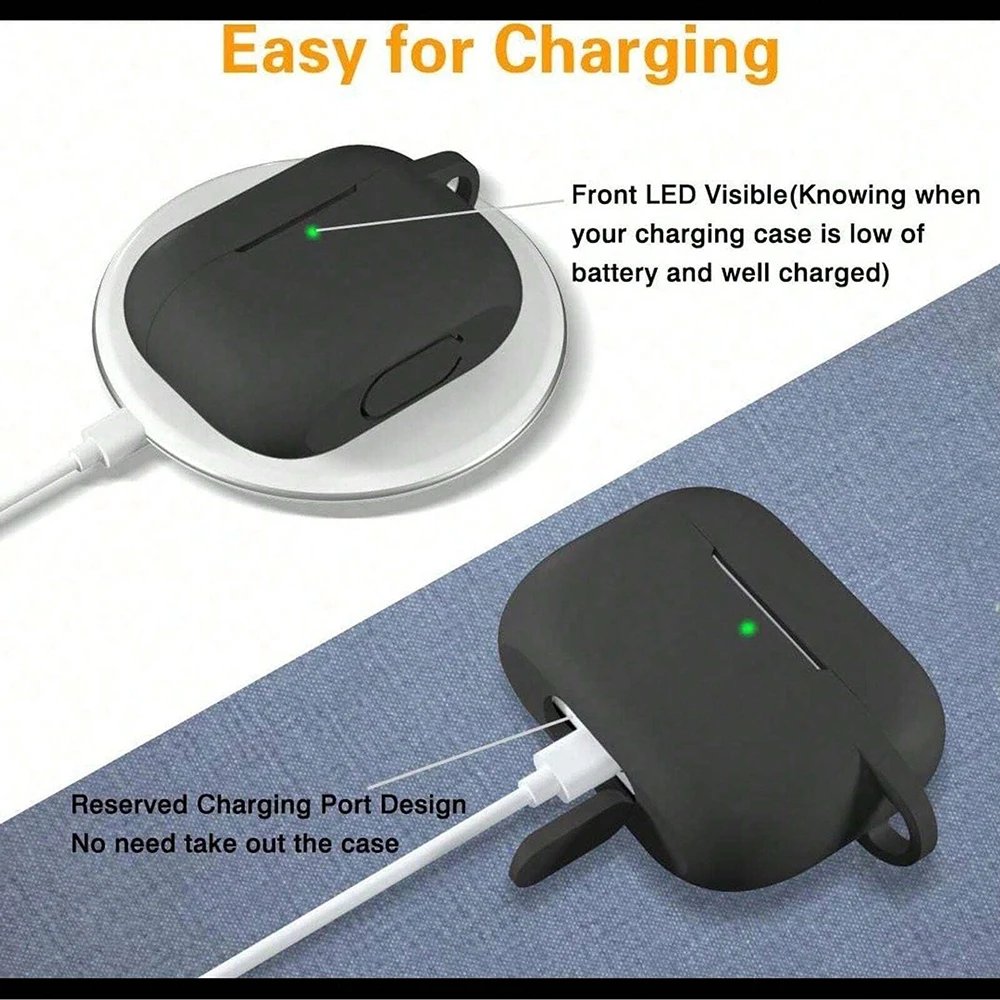 AirPods Cover 4 AirPod Pro 4 2 3 2nd/1st Protective Case Silicone New Solid Color Apple Bluetooth Headset Soft Case Protective Cover