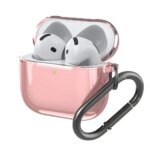 Silicone Transparent Protecitve Case Waterproof Soft TPU Earphones Case With Keychain For AirPods 4 Headphone Shell Accessories - Image 5