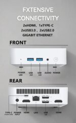 Mini PC Windows 10 Intel Core i7 8500Y 12GB DDR3 512GB 1TB SSD PC Gamer Computer Dual WIFI 6 BT4.2 4K HD Mini Gaming Pc Desktop - Image 6