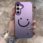 Galaxy S25 S24 S23 Ultra S22 Plus S21 FE Case Color Silver Smile Cheeks Cover For A56 A55 A54 A53 A36 A25 A24 Funda - Image 6