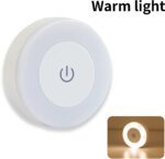 Wireless Led Book Light 6cm Rechargeable Wall Lamp with Touch Switch Night Light 3-Colors Dimmable Portable for Bedroom Reading - Image 2