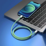 3in1 Usb 66W Super Fast Charging Macarone Braided  Data Cable, Suitable for Iphone Huawei Xiaomi Android Type C Charging Cable - Image 5