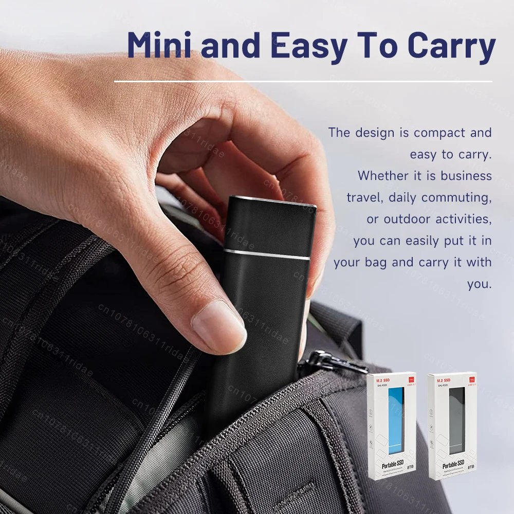 Portable SSD Drive 8TB High Speed Hard Drive 16TB External Hard Disk Type-C/USB 3.1 Storage Device for Laptop/PC/Mac Portable SSD Drive 8TB High Speed Hard Drive 16TB External Hard Disk Type-C/USB 3.1 Storage Device for Laptop/PC/Mac