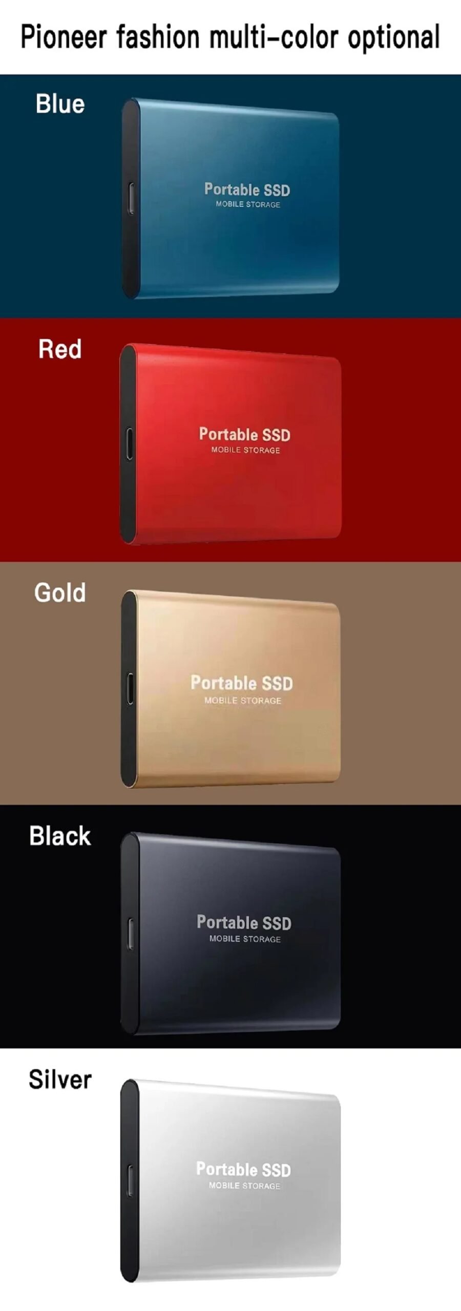 Portable SSD 1TB Original Hard Disk USB3.1 High Speed Hard Drive Type-C Solid Disk 4TB 8TB External ssd for Phone/Loptop/PC Portable SSD 1TB Original Hard Disk USB3.1 High Speed Hard Drive Type-C Solid Disk 4TB 8TB External ssd for Phone/Loptop/PC