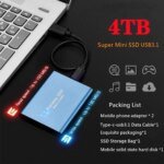 Portable SSD 1TB Original Hard Disk USB3.1 High Speed Hard Drive Type-C Solid Disk 4TB 8TB External ssd for Phone/Loptop/PC - Image 2