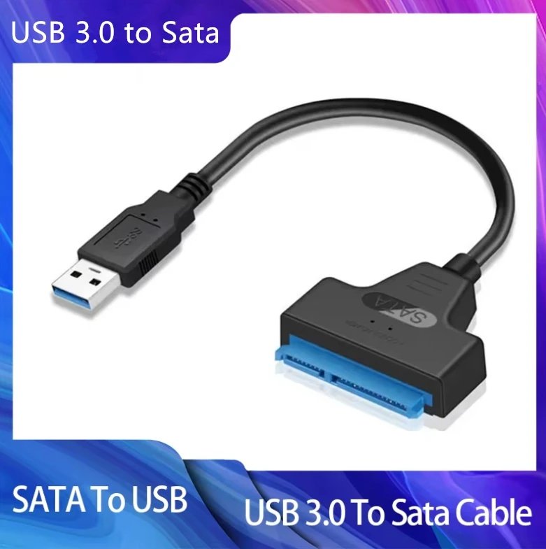 New Sata to usb 3.0/2.0 Type c Cable Support 2.5 Inches External HDD SSD Hard Drive Adapter Cable Computer Connector Converter New Sata to usb 3.0/2.0 Type c Cable Support 2.5 Inches External HDD SSD Hard Drive Adapter Cable Computer Connector Converter