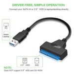 Up to 6 Gbps Sata to Usb 3.0 Adapter for 2.5 Inch Laptop Accessories External HDD SSD Hard Drive 22 Pin Cable Computer Cables - Image 5