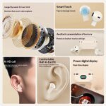 Bluetooth 5.4 Wireless Earbuds Semi-in-ear TWS Earphones Design Endurance Battery Mic Ideal Companion for Active Lifestyles - Image 4