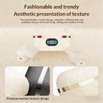 Bluetooth 5.4 Wireless Earbuds Semi-in-ear TWS Earphones Design Endurance Battery Mic Ideal Companion for Active Lifestyles - Image 5