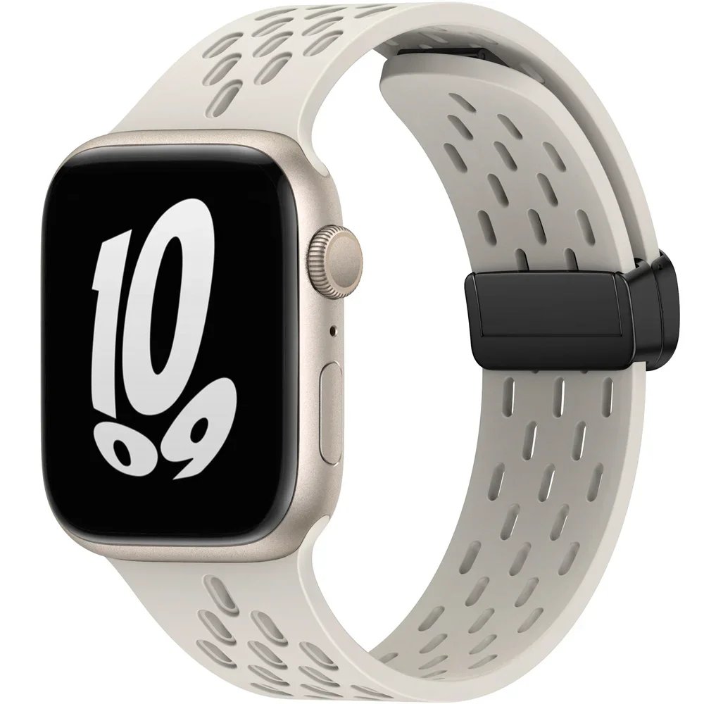 Magnetic band For Apple watch ultra 2 Strap 49mm 44mm 45mm 40mm 41mm 42 46 45mm Silicone Bracelet iWatch Series 10 9 7 8 se 6 5 Magnetic band For Apple watch ultra 2 Strap 49mm 44mm 45mm 40mm 41mm 42 46 45mm Silicone Bracelet iWatch Series 10 9 7 8 se 6 5