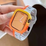 Silicone Case+Strap  For Apple Watch Series 11 9 45mm Band 8 7 41mm SE3 6 5 4 44mm 40mm Rubber correa Strap iwatch Ultra 3 49mm