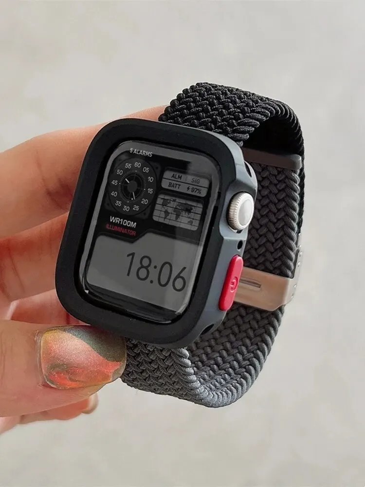 Soft Silicone Case For Apple Watch 9 8 7 6 SE 5 Sport Anti-drop Matte Cover For iwatch Ultra 49mm 41mm 40mm 44mm 45 mm