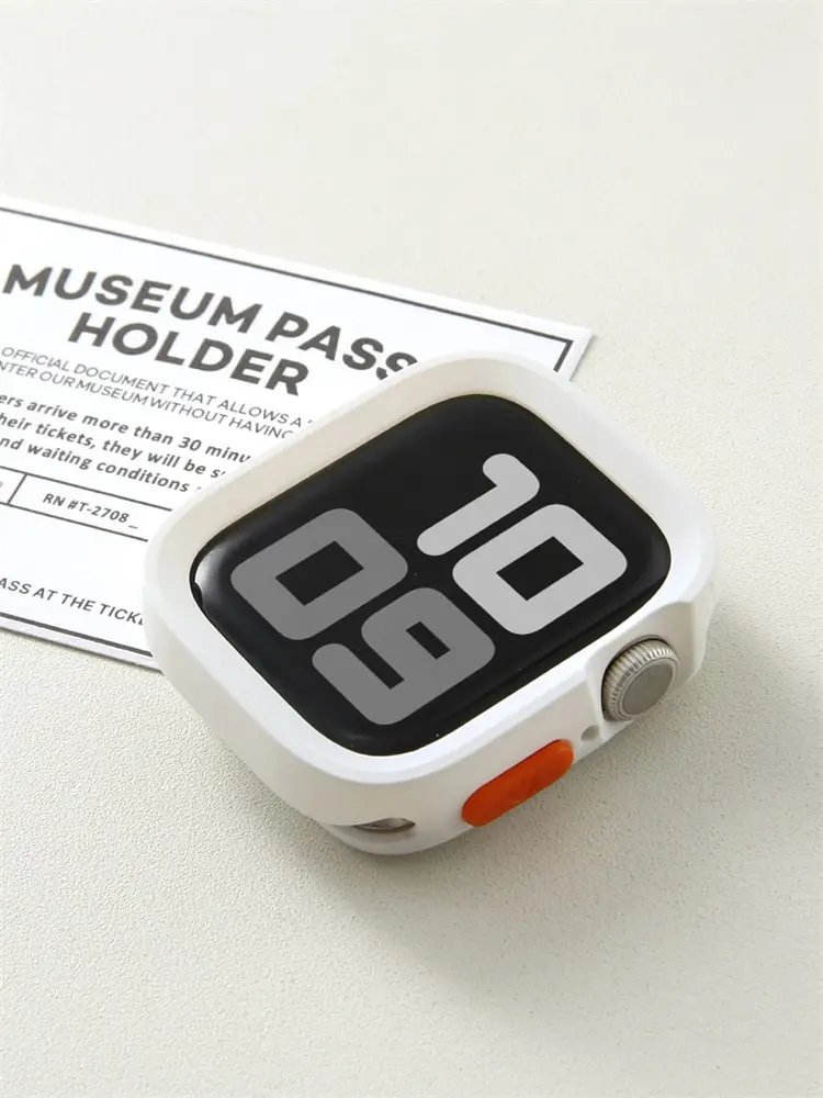 Soft Silicone Case For Apple Watch 9 8 7 6 SE 5 Sport Anti-drop Matte Cover For iwatch Ultra 49mm 41mm 40mm 44mm 45 mm