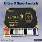 New Watch10 Ultra with 7 Watch Straps  Smartwatch 2.2HD Amoled Circular Screen ECG Monitoring Reloj Inteligente Wristwatch