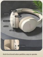 SONY P2961 Wireless Headphones Bluetooth Foldable 9D HIFI Stereo Sound Headset Long Battery Life Heavy Bass Earphone - Image 6