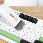 7-in-1 Computer Keyboard Cleaner Brush Kit Earphone Cleaning Pen For Headset Keyboard Cleaning Tools Cleaner Keycap Puller Kit - Image 4