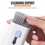 7-in-1 Computer Keyboard Cleaner Brush Kit Earphone Cleaning Pen For Headset Keyboard Cleaning Tools Cleaner Keycap Puller Kit - Image 5
