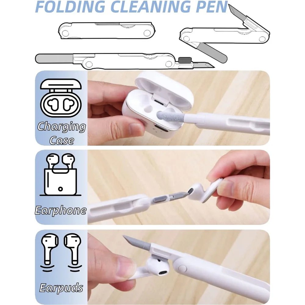 7 in 1 Electronic Cleaner Kit Laptop Keyboard Airpod Clean Multi-Function With Keycap Puller Bottle For Iphone MacBook Earbuds