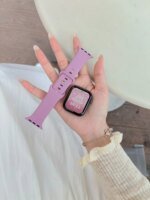 Silicone Strap For Apple Watch Band 44mm 40mm 49mm 45mm 41mm 38mm 42mm Correa Belt Bracelet IWatch Series 9 8 7 6 5 3 SE Ultra 2 - Image 6