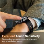 Glass+Case For Apple Watch 46mm 44mm 45mm 40mm 41mm 42mm straight edge Screen Protector Cover Case iWatch 10 9 8 7 SE 6 5 4 case - Image 5