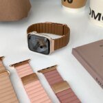 Leather Magnetic Strap for Apple Watch 10 Ultra Band 46mm 42mm 49/44mm 40mm 41mm 45mm Women Loop Bracelet iWatch Series 9 8 SE 7 - Image 2