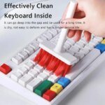 5-in-1 Computer Keyboard Cleaner Brush Kit Earphone Cleaning Pen For Headset Keyboard Cleaning Tools Cleaner Keycap Puller Kit - Image 2