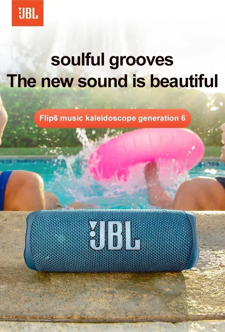 JBL FLIP 6 Wireless Bluetooth Speaker Portable IPX7 FLIP6 Waterproof Outdoor Stereo Bass Music Track Speaker Independent Tweeter JBL FLIP 6 Wireless Bluetooth Speaker Portable IPX7 FLIP6 Waterproof Outdoor Stereo Bass Music Track Speaker Independent Tweeter