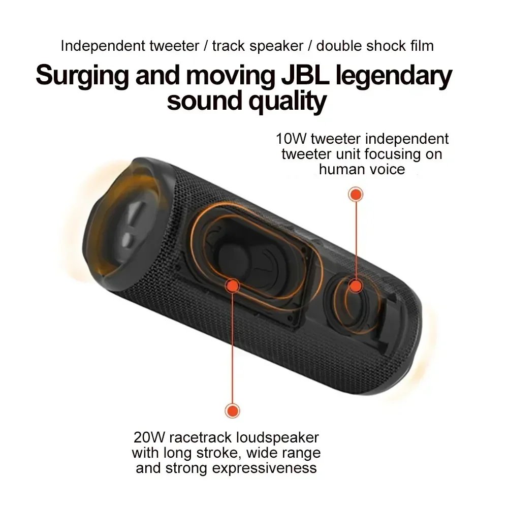 JBL FLIP 6 Wireless Bluetooth Speaker Portable IPX7 FLIP6 Waterproof Outdoor Stereo Bass Music Track Speaker Independent Tweeter JBL FLIP 6 Wireless Bluetooth Speaker Portable IPX7 FLIP6 Waterproof Outdoor Stereo Bass Music Track Speaker Independent Tweeter