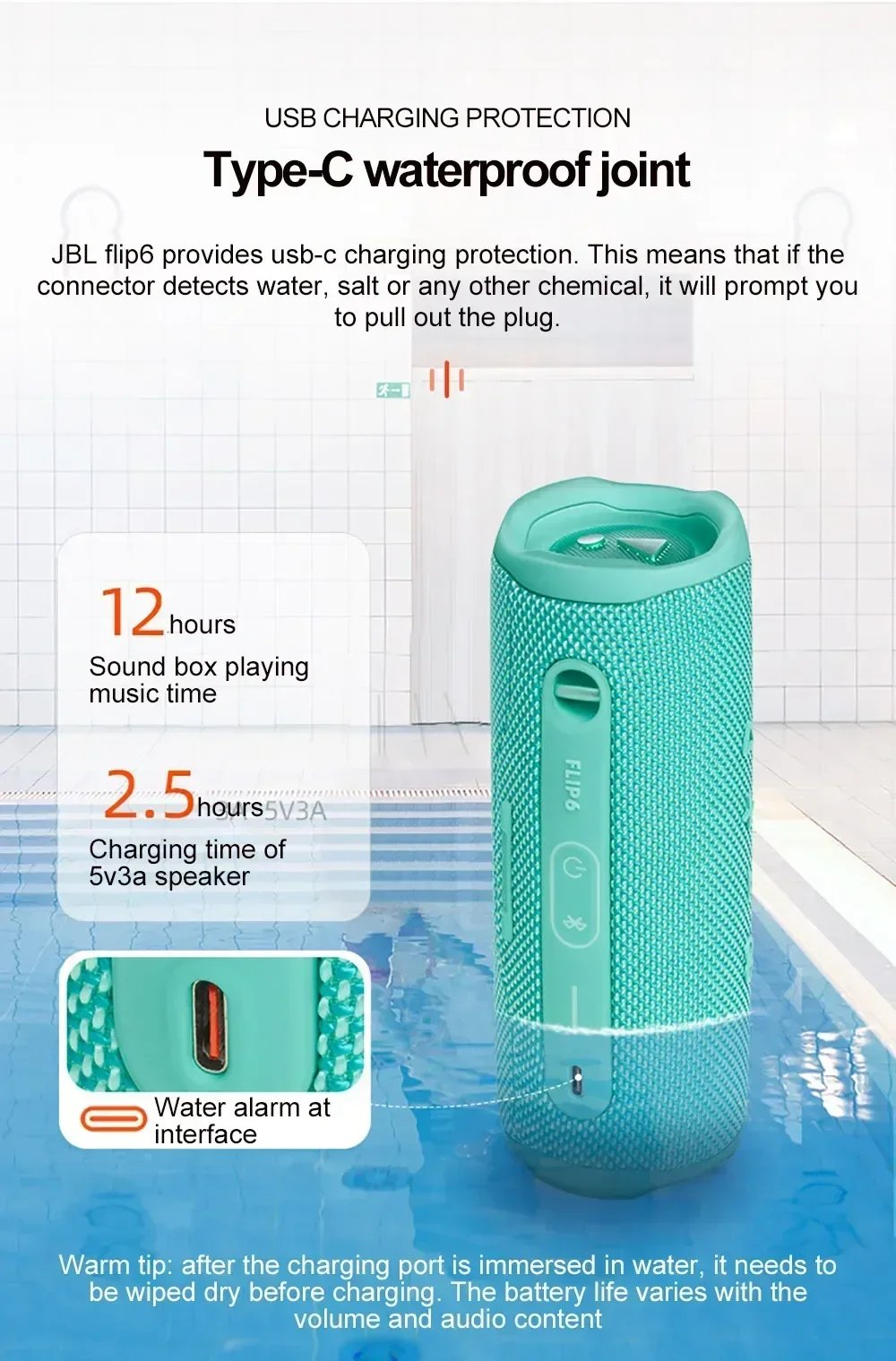 JBL FLIP 6 Wireless Bluetooth Speaker Portable IPX7 FLIP6 Waterproof Outdoor Stereo Bass Music Track Speaker Independent Tweeter JBL FLIP 6 Wireless Bluetooth Speaker Portable IPX7 FLIP6 Waterproof Outdoor Stereo Bass Music Track Speaker Independent Tweeter