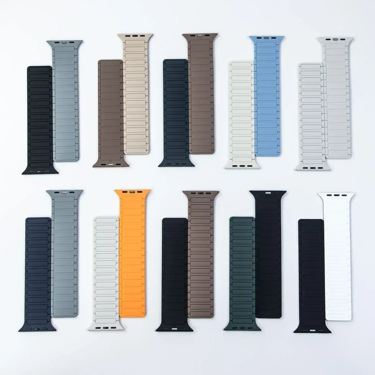 Magnetic Band for Apple Watch Ultra 3 49mm 46mm 42mm 45mm 44mm 40mm 41mm Silicone Strap iWatch Series 11 10 9 8 7 6 SE Bracelet