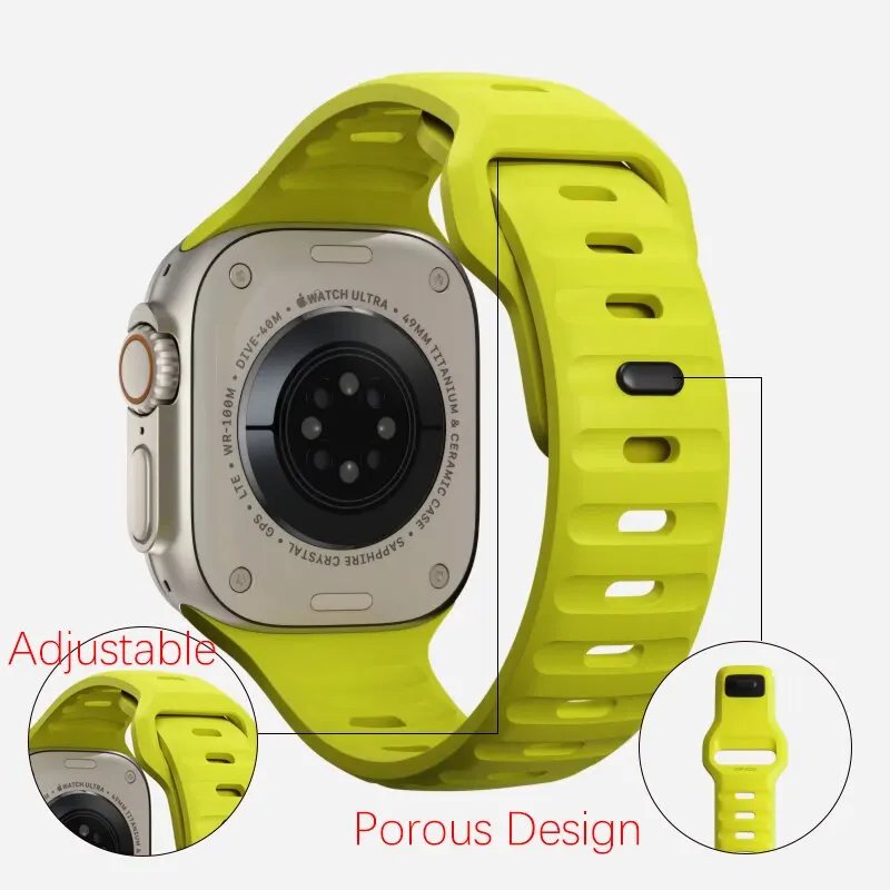 Silicone Strap For Apple Watch Band 44mm 40mm 45mm 41mm 49mm 42mm 38mm Bracelet iwatch Series Ultra 10 9 8 7 6 SE 5 4 3 2 1 Band Silicone Strap For Apple Watch Band 44mm 40mm 45mm 41mm 49mm 42mm 38mm Bracelet iwatch Series Ultra 10 9 8 7 6 SE 5 4 3 2 1 Band
