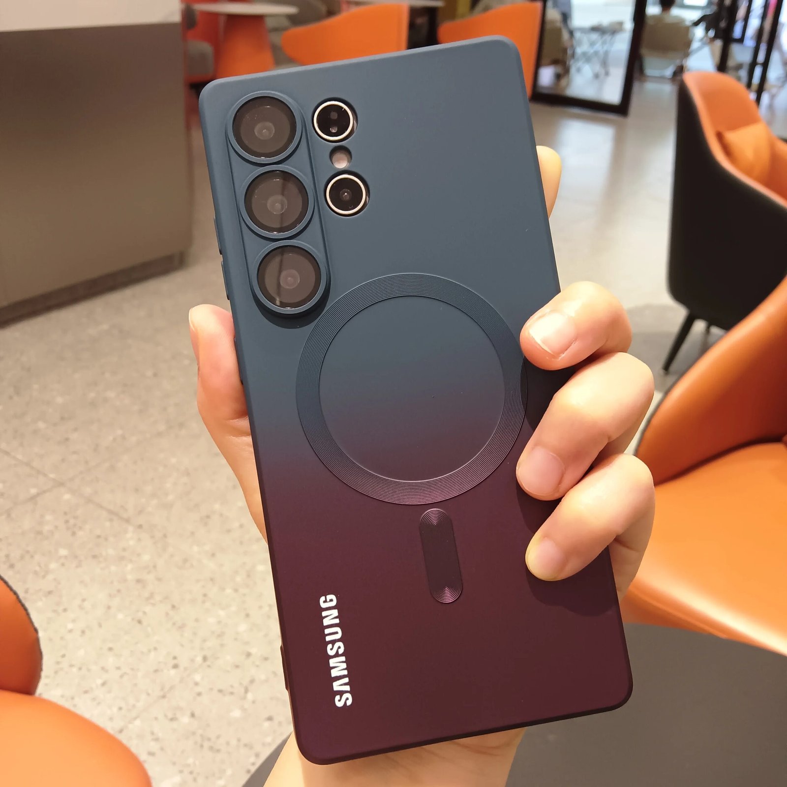 Gradient Color Magnetic Case For Samsung Galaxy A56 A 55 36 54 35 34 26 25 24 17 16 15 14 06 05 5G Lens Film Soft Silicone Cover Gradient Color Magnetic Case For Samsung Galaxy A56 A 55 36 54 35 34 26 25 24 17 16 15 14 06 05 5G Lens Film Soft Silicone Cover