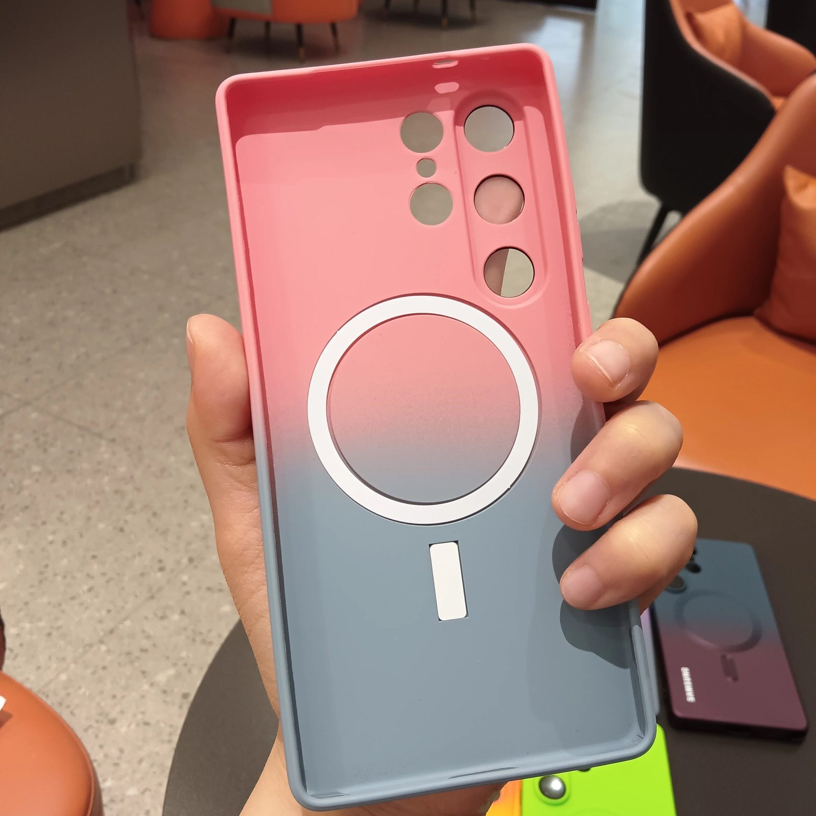 Gradient Color Magnetic Case For Samsung Galaxy A56 A 55 36 54 35 34 26 25 24 17 16 15 14 06 05 5G Lens Film Soft Silicone Cover Gradient Color Magnetic Case For Samsung Galaxy A56 A 55 36 54 35 34 26 25 24 17 16 15 14 06 05 5G Lens Film Soft Silicone Cover