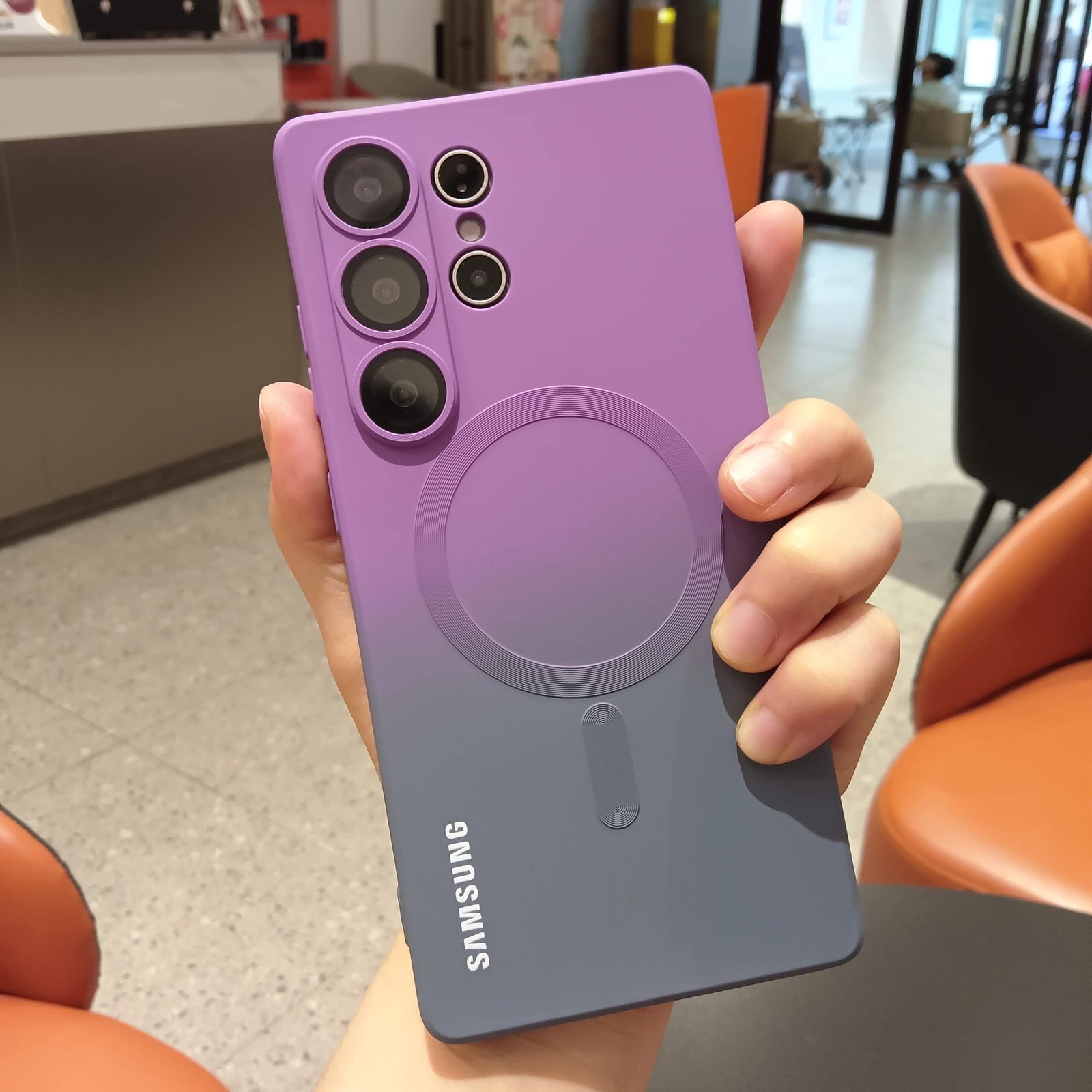 Gradient Color Magnetic Case For Samsung Galaxy A56 A 55 36 54 35 34 26 25 24 17 16 15 14 06 05 5G Lens Film Soft Silicone Cover Gradient Color Magnetic Case For Samsung Galaxy A56 A 55 36 54 35 34 26 25 24 17 16 15 14 06 05 5G Lens Film Soft Silicone Cover