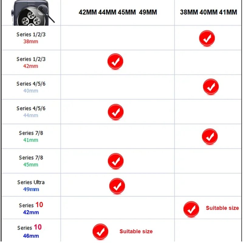 Leather Watch Bands For Apple Watch Starp 44mm 42 46 49 mm 45 41 38mm Bracelet iWatch Series 9 8 3 SE 6 7 10 Ultra Watch Strap Leather Watch Bands For Apple Watch Starp 44mm 42 46 49 mm 45 41 38mm Bracelet iWatch Series 9 8 3 SE 6 7 10 Ultra Watch Strap