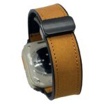 Leather Watch Bands For Apple Watch Starp 44mm 42 46 49 mm 45 41 38mm Bracelet iWatch Series 9 8 3 SE 6 7 10 Ultra Watch Strap - Image 4