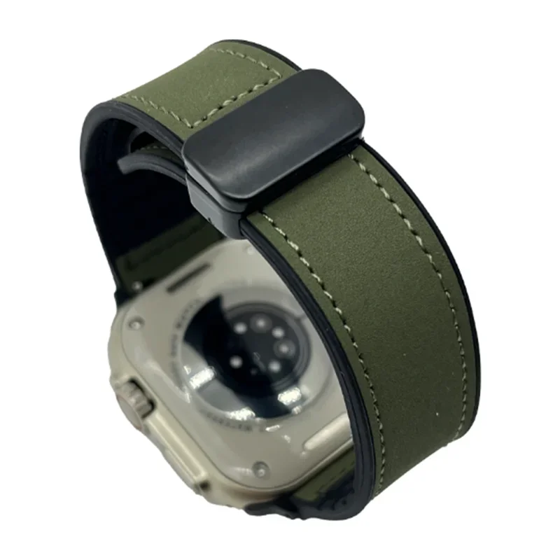 Leather Watch Bands For Apple Watch Starp 44mm 42 46 49 mm 45 41 38mm Bracelet iWatch Series 9 8 3 SE 6 7 10 Ultra Watch Strap Leather Watch Bands For Apple Watch Starp 44mm 42 46 49 mm 45 41 38mm Bracelet iWatch Series 9 8 3 SE 6 7 10 Ultra Watch Strap